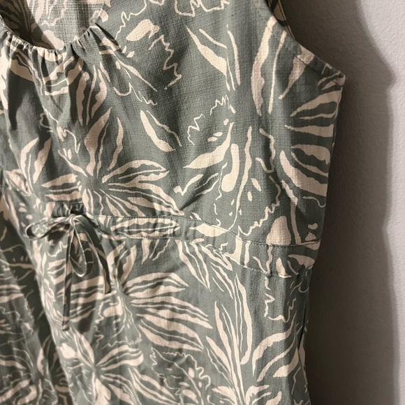 Limited Edition Patagonia Pataloha Green Tropical Print Sleeveless Dress Size 6 - Picture 5 of 11